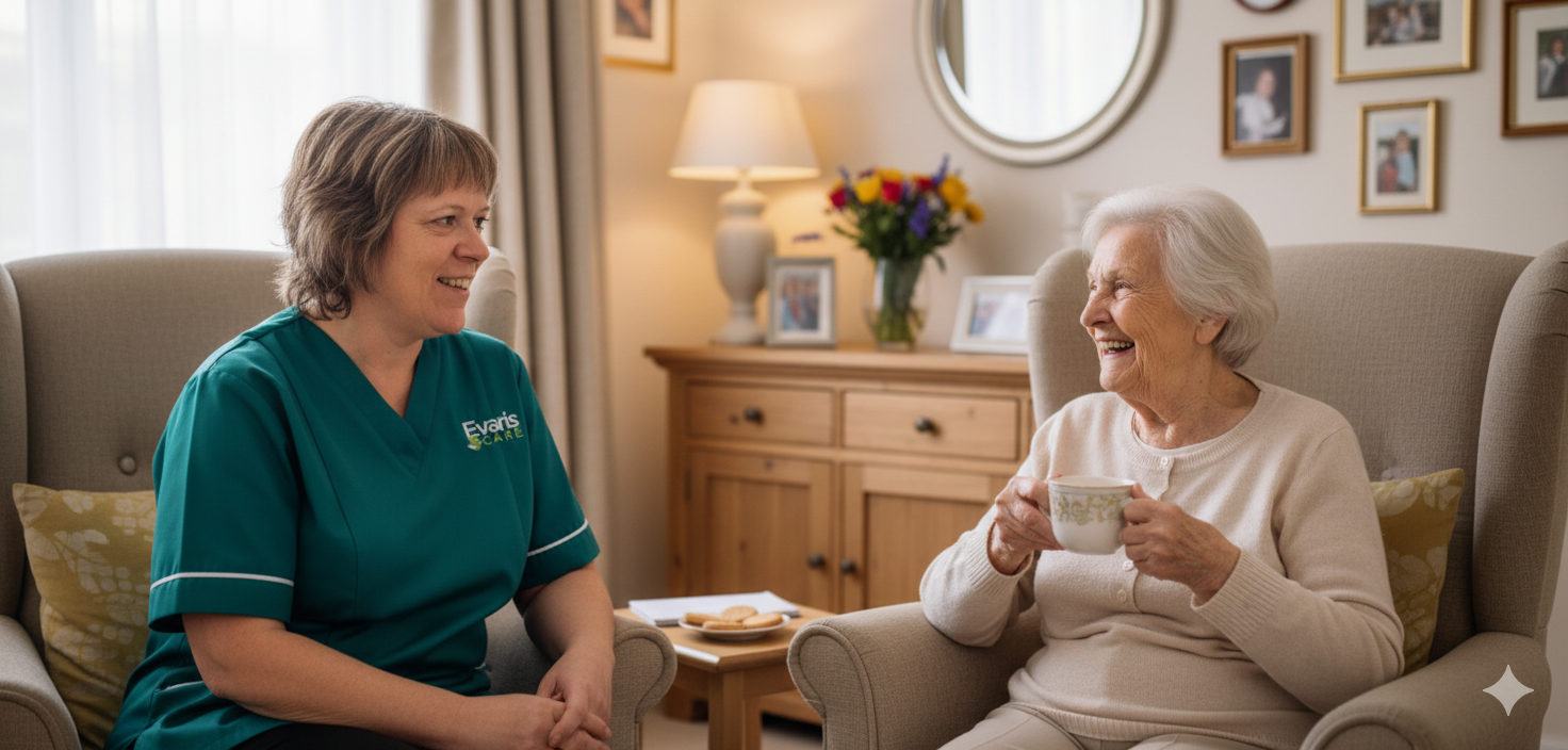 Home care environment in Stafford - comfortable living